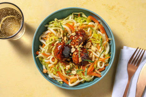 Sticky Thaise stijl gehaktballetjes 