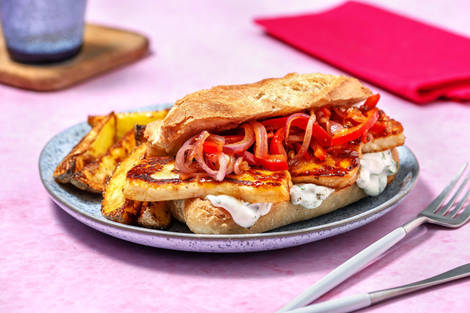 Broodje mangochutney-glazed paneer