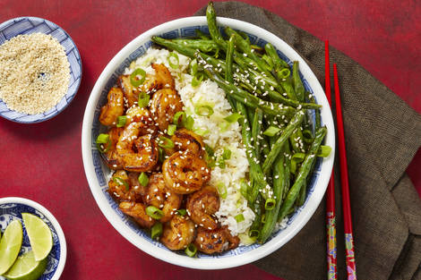 Sizzling Hoisin Shrimp