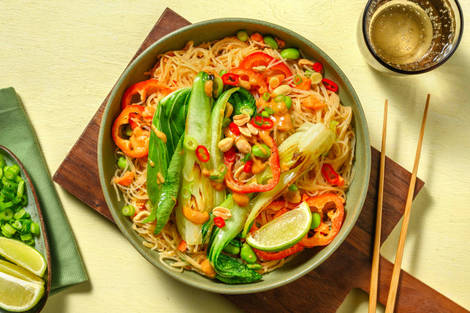 Glasnudelsalat mit Edamame