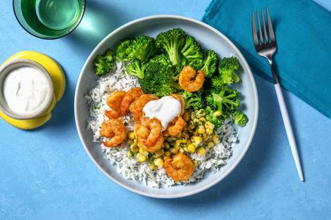 Mexican Garlic Shrimp Bowl