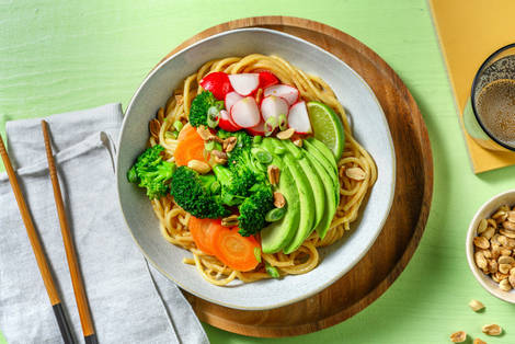Miso Sesame Noodle Bowl 