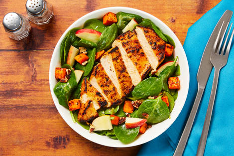 Orchard Chicken Spinach Salad