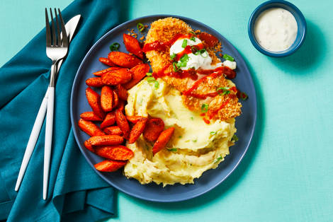 Crispy Buffalo-Spiced Chicken