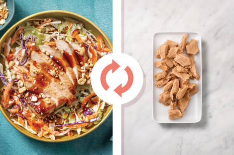 Asian-Style Chick'n & Slaw Bowl