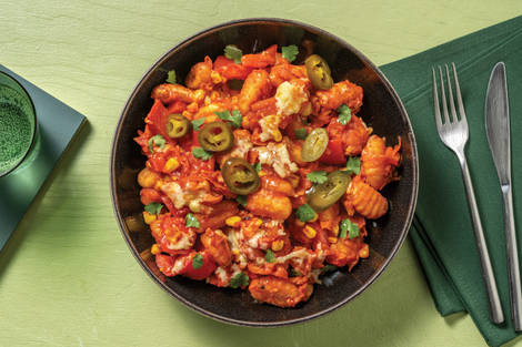 Cheesy Mexican-Spiced Grilled Gnocchi