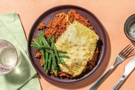 Smokey-Style Beef & Cheesy Mash Pie