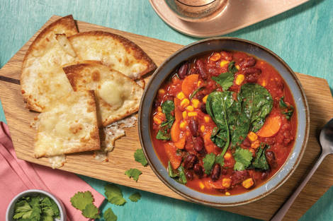 Quick Mexican Tomato & Bean Soup