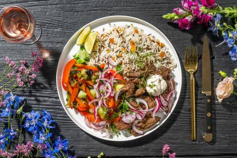 Bulgogi-Rindersteakstreifen & Knusper-Pak-Choi