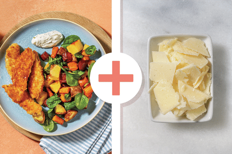 Parmesan Crumbed Garlic & Herb Chicken Tenders