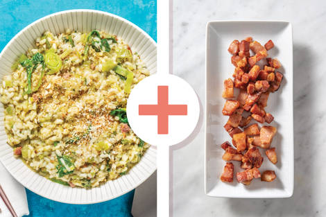 Double Bacon & Leek Risotto