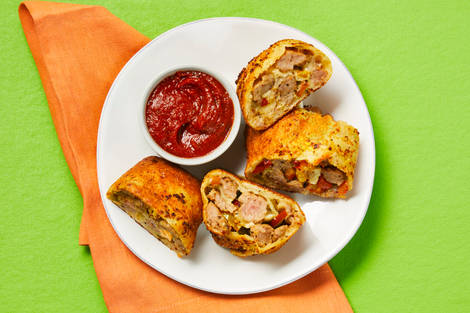 Pork Sausage & Pepper Stromboli