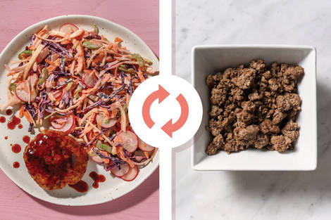 Teriyaki-Glazed Beef Patties