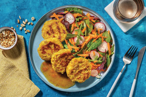 Indian Potato & Chickpea Patties