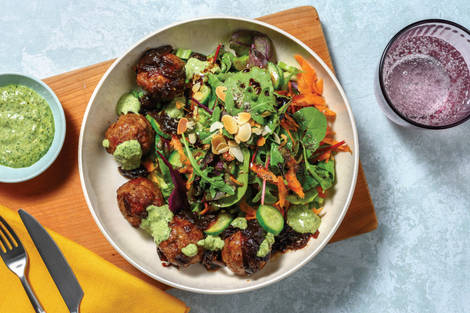 Quick Garlic-Herb Beef Meatballs