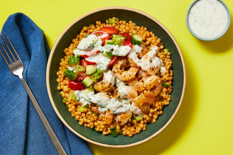 Lemony Shrimp & Couscous Bowls