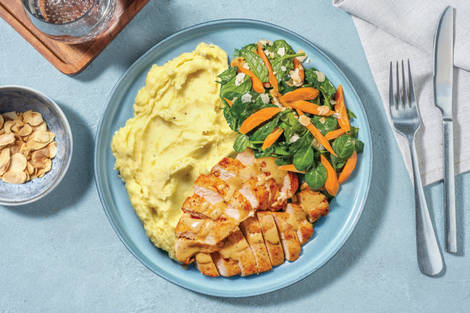 Chicken & Creamy Peppercorn Sauce