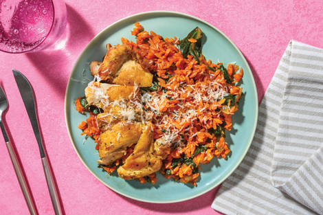 Easy Italian-Style Chicken Risoni Bake