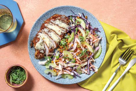 Quick Louisiana Pork Schnitzel & Smokey Aioli