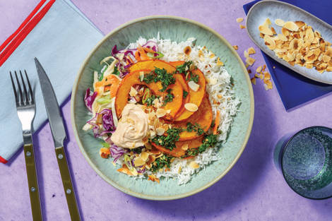 Smokey Roast Pumpkin & Garlic Rice