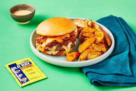 Cheesy Smashed Burgers