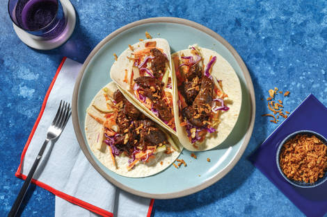 Honey-Soy Beef Tacos