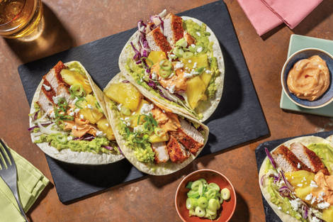 Tijuana-Style Pork Tenderloin & Feta Tacos