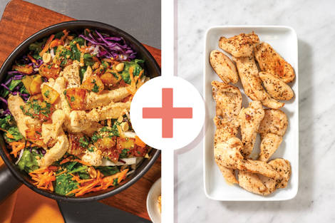 Double Caribbean Chicken Strips & Coconut Sauce