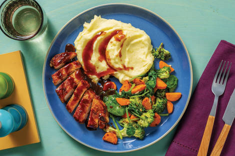 Sticky BBQ Pork Steaks