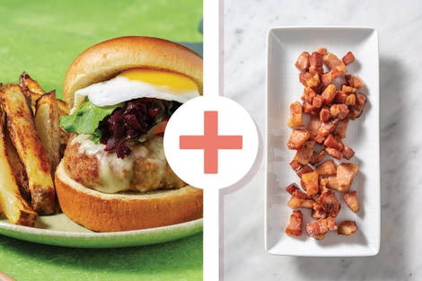 The Works Beef & Bacon Burger