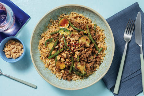 Plant-Based Mince & Veggie Stir Fry