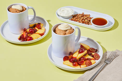 Apple-Pecan Mug Muffins