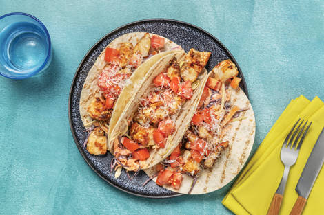 Easy Popcorn Chicken Tacos