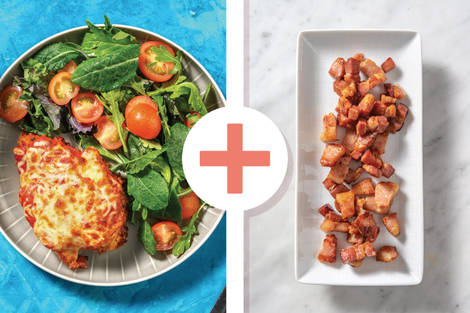 Spooktacular Chicken & Bacon Parmigiana