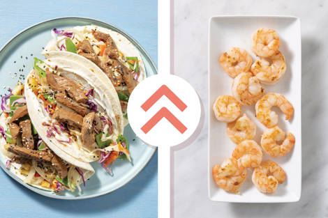 Quick Japanese-Style Prawn Tacos