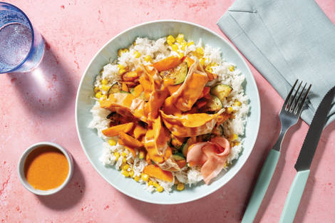 Easy Veggie Gyoza Katsu Curry