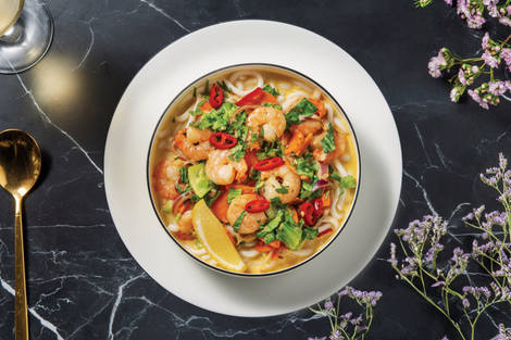 Singaporean Prawn & Coconut Noodle Laksa
