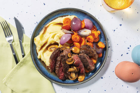 Beef Rump & Mushroom Jus