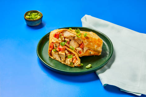 Saucy Italian Chicken Wraps