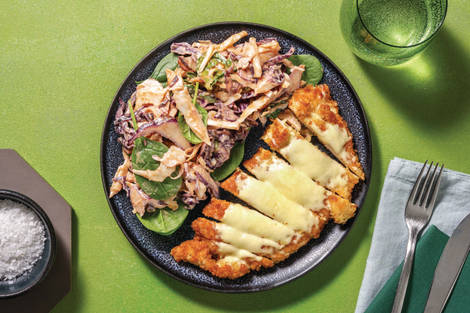 Cheesy Louisiana Chicken Schnitzel