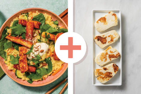 Double Haloumi & Fluffy Veggie Couscous