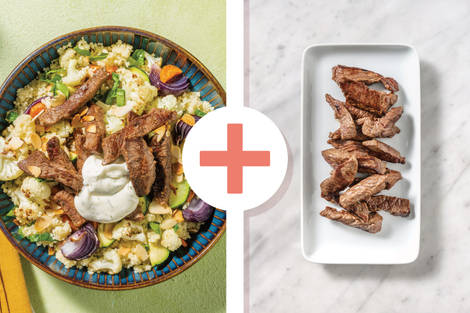 Aussie Double Beef & Roast Veggie Couscous