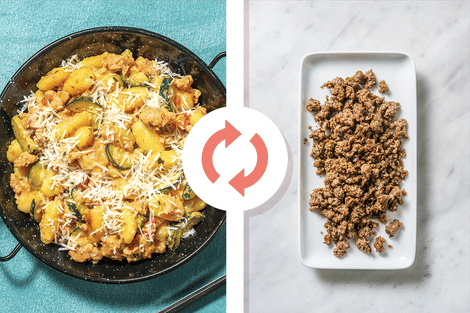 Creamy Beef & Zucchini Gnocchi