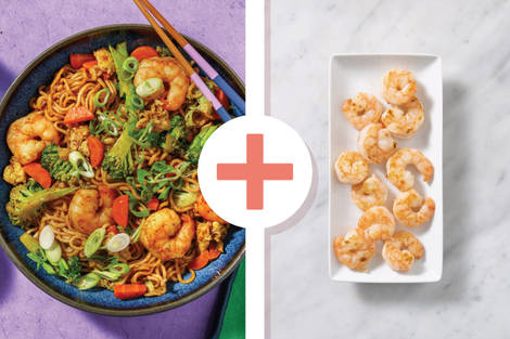 Double Prawn Singapore-Style Noodles