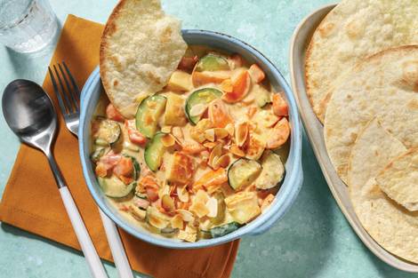 One-Pot Paneer, Chicken & Veggie Indian Curry 