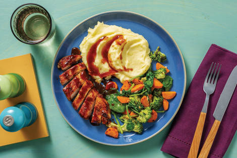 Sticky BBQ Pork Steaks