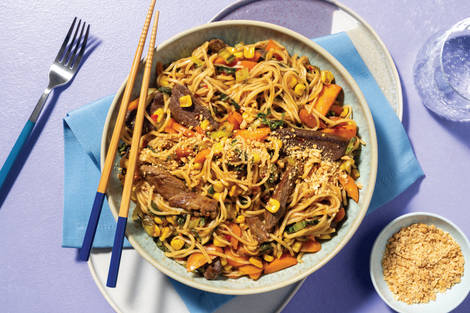 Sweet Chilli Beef & Noodle Stir-Fry