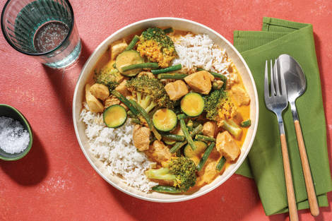 Mild Thai Red Chicken Curry