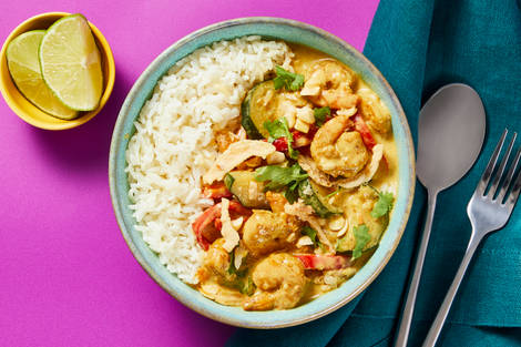 Spicy Shrimp & Zucchini Curry