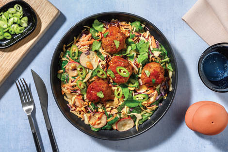 Honey, Soy & Ginger Pork Meatballs